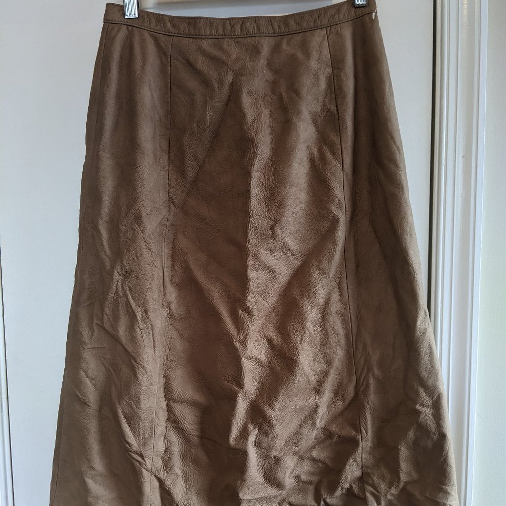 Vintage Leather Skirt